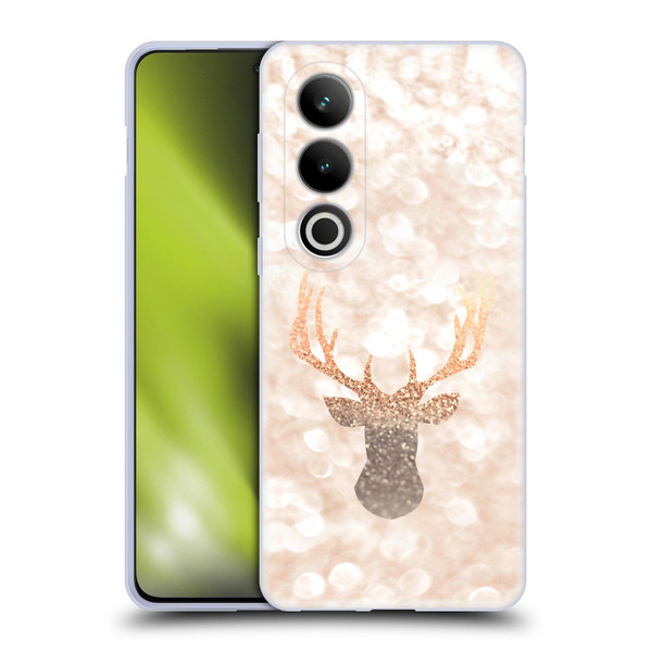 Monika Strigel Champagne Gold Deer Soft Gel Case for OPPO OnePlus Ace 3V 5G
