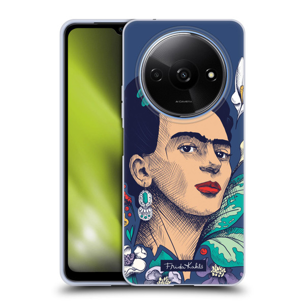 Frida Kahlo Sketch Flowers Soft Gel Case for Xiaomi Redmi A3