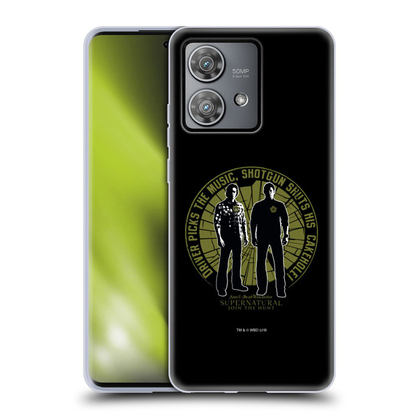 Supernatural Graphic Sam & Dean Soft Gel Case for Motorola Edge 40 Neo 5G
