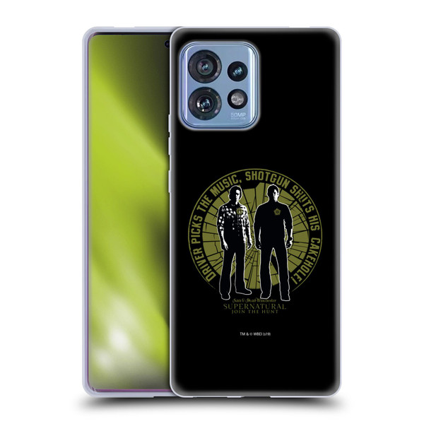 Supernatural Graphic Sam & Dean Soft Gel Case for Motorola Moto Edge 40 Pro