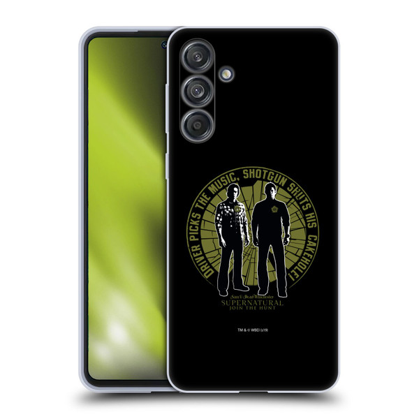 Supernatural Graphic Sam & Dean Soft Gel Case for Samsung Galaxy M55 5G