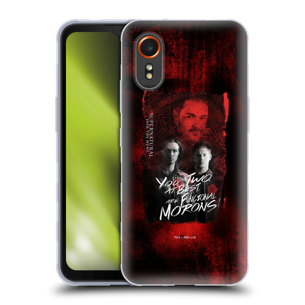 Supernatural Graphic Castiel Soft Gel Case for Samsung Galaxy Xcover7 5G