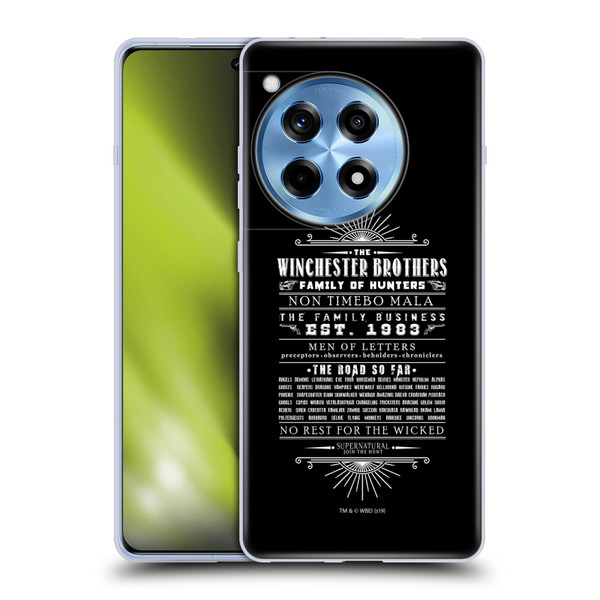 Supernatural Vectors Winchester Brothers Soft Gel Case for OPPO OnePlus Ace 3 5G