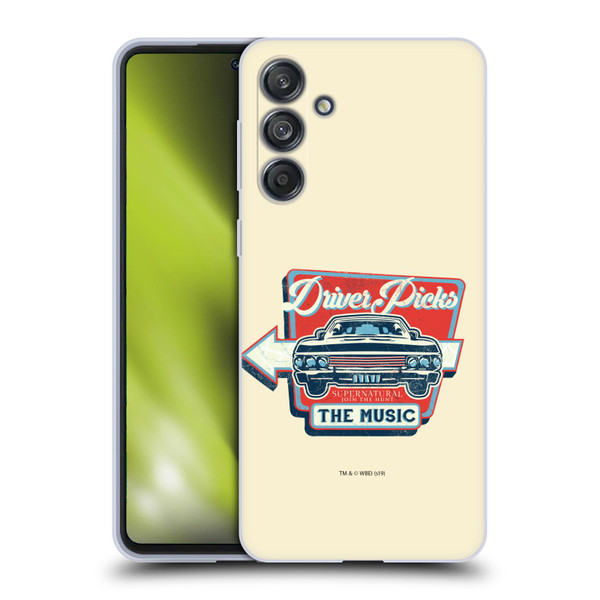 Supernatural Vectors Driver Picks Soft Gel Case for Samsung Galaxy M55 5G