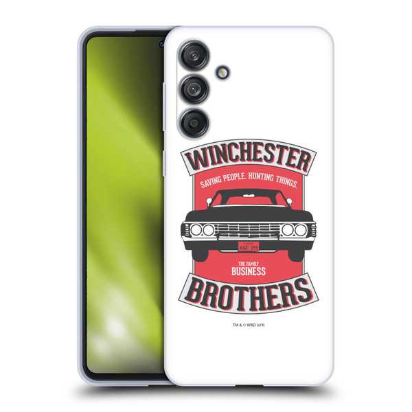 Supernatural Vectors Winchester Brothers 2 Soft Gel Case for Samsung Galaxy M55 5G