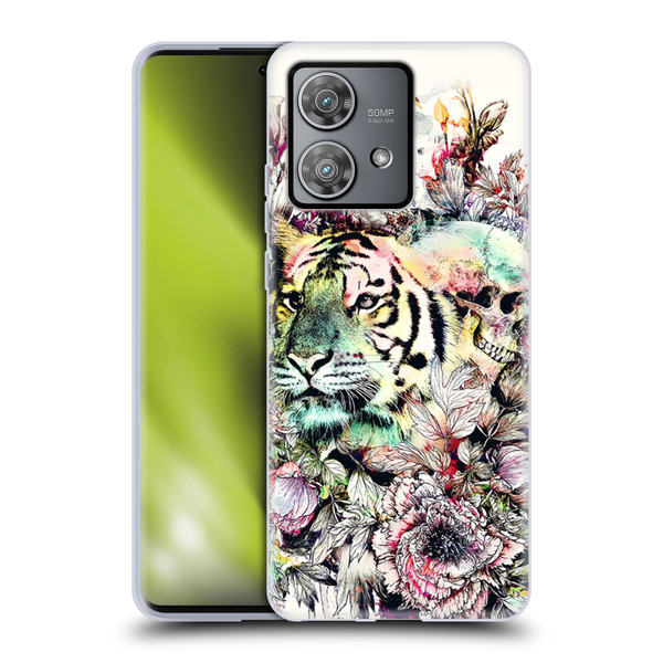 Riza Peker Animals Tiger Soft Gel Case for Motorola Edge 40 Neo 5G