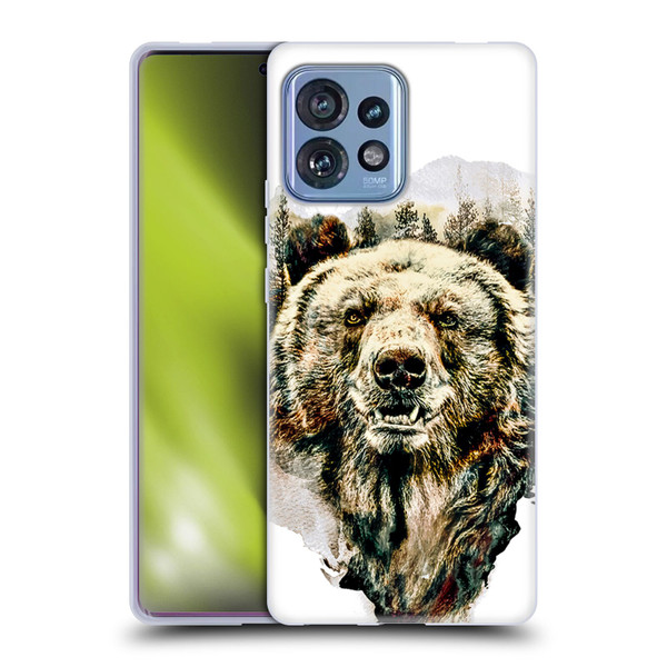 Riza Peker Animals Bear Soft Gel Case for Motorola Moto Edge 40 Pro