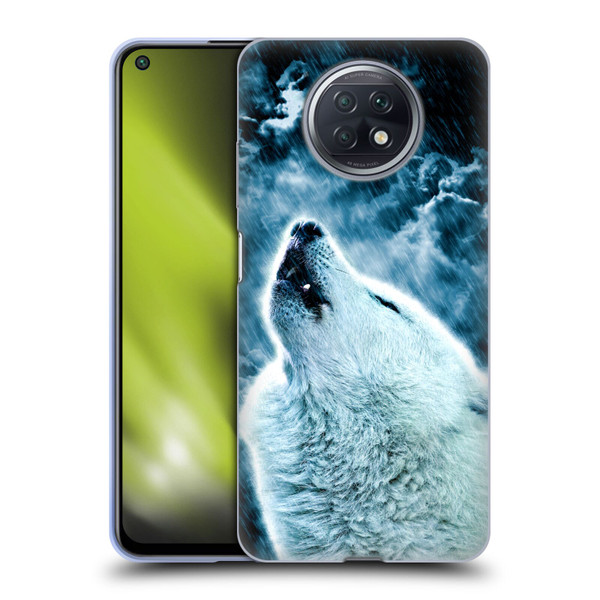 Simone Gatterwe Animals 2 Howling Wolf Soft Gel Case for Xiaomi Redmi Note 9T 5G