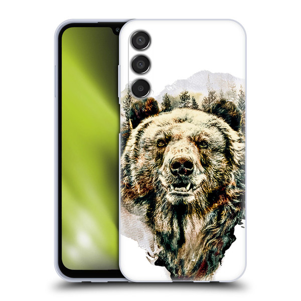 Riza Peker Animals Bear Soft Gel Case for Samsung Galaxy M15/F15 5G