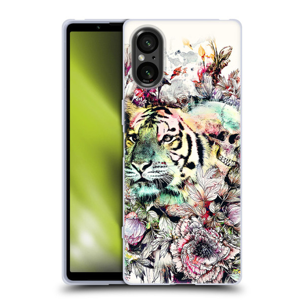 Riza Peker Animals Tiger Soft Gel Case for Sony Xperia 5 V 5G