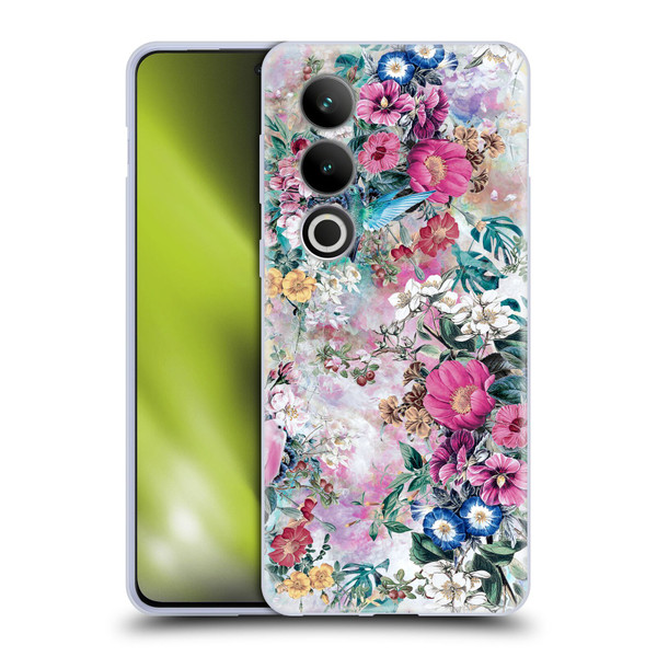 Riza Peker Florals Birds Soft Gel Case for OPPO OnePlus Ace 3V 5G