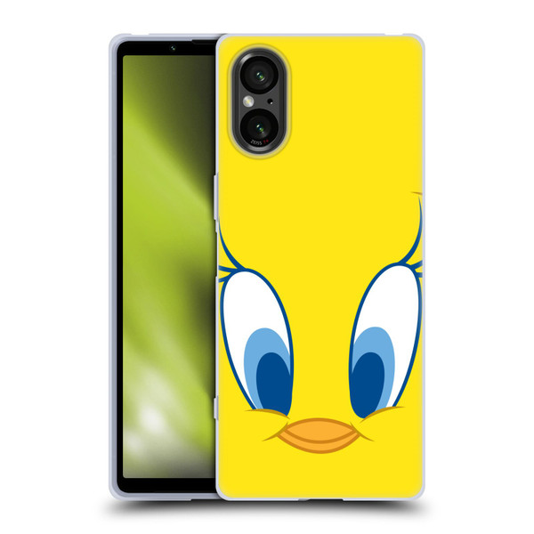 Looney Tunes Full Face Tweety Soft Gel Case for Sony Xperia 5 V 5G