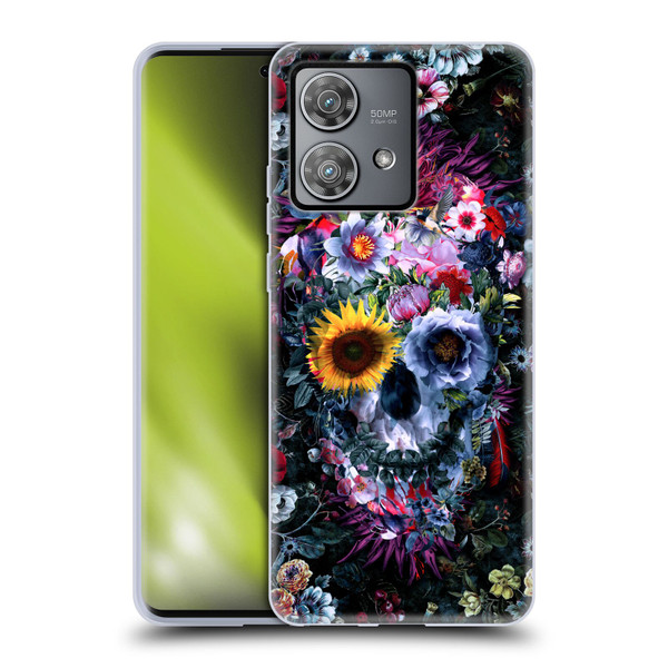 Riza Peker Skulls 9 Skull Soft Gel Case for Motorola Edge 40 Neo 5G