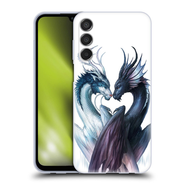 Jonas "JoJoesArt" Jödicke Wildlife 2 Yin And Yang Dragons Soft Gel Case for Samsung Galaxy M15/F15 5G