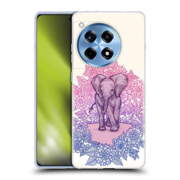 Micklyn Le Feuvre Animals Cute Baby Elephant Soft Gel Case for OPPO OnePlus Ace 3 5G