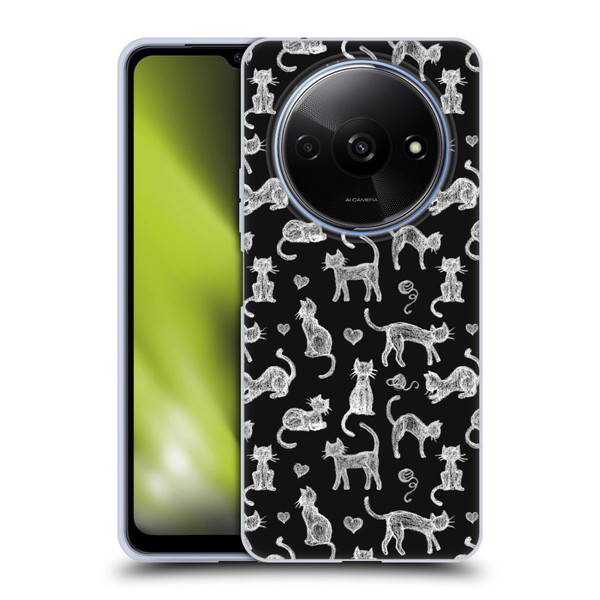 Micklyn Le Feuvre Animals Teachers Pet Chalkboard Cats Soft Gel Case for Xiaomi Redmi A3
