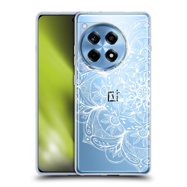 Micklyn Le Feuvre Lace White Mandala Soft Gel Case for OPPO OnePlus Ace 3 5G