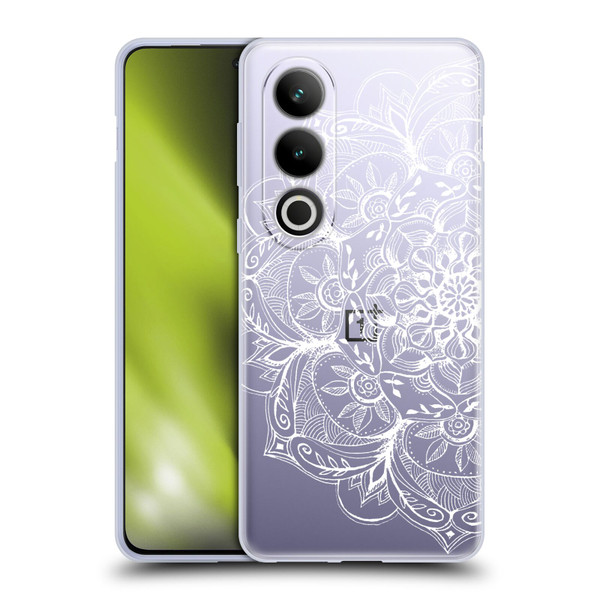 Micklyn Le Feuvre Lace White Mandala Soft Gel Case for OPPO OnePlus Ace 3V 5G