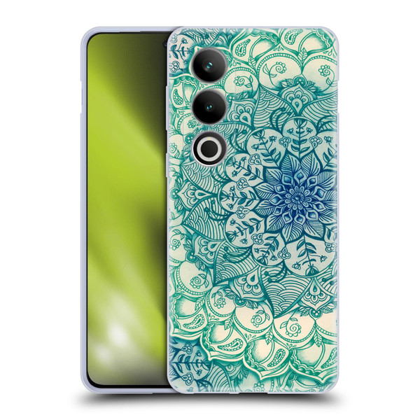 Micklyn Le Feuvre Mandala 3 Emerald Doodle Soft Gel Case for OPPO OnePlus Ace 3V 5G