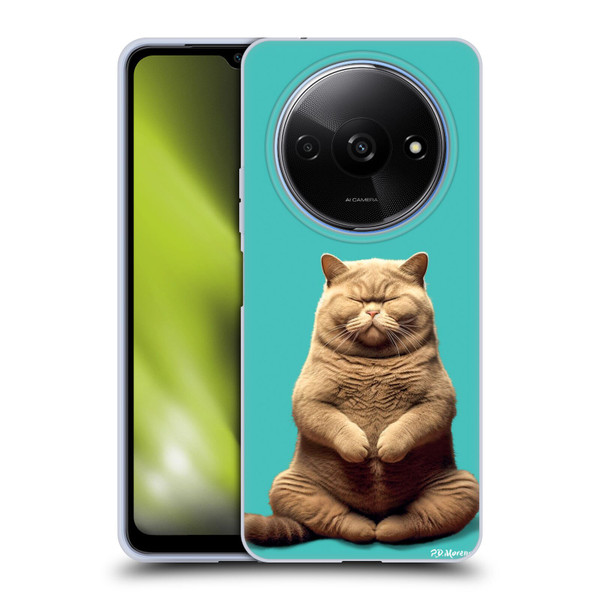 P.D. Moreno Furry Fun Artwork Sitting Cat Soft Gel Case for Xiaomi Redmi A3