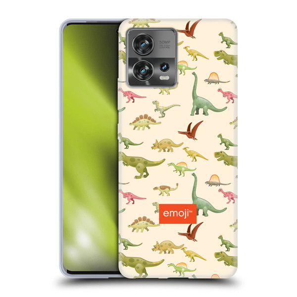 emoji® Dinosaurs Migration Soft Gel Case for Motorola Moto Edge 30 Fusion