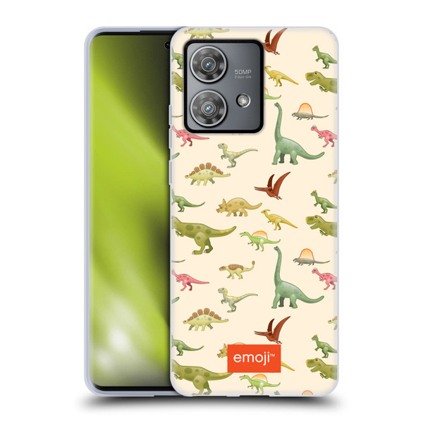 emoji® Dinosaurs Migration Soft Gel Case for Motorola Edge 40 Neo 5G