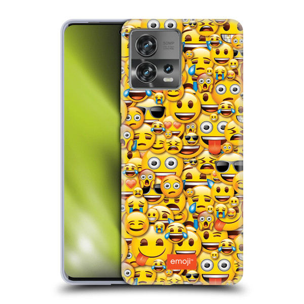 emoji® Full Patterns Smileys Soft Gel Case for Motorola Moto Edge 30 Fusion