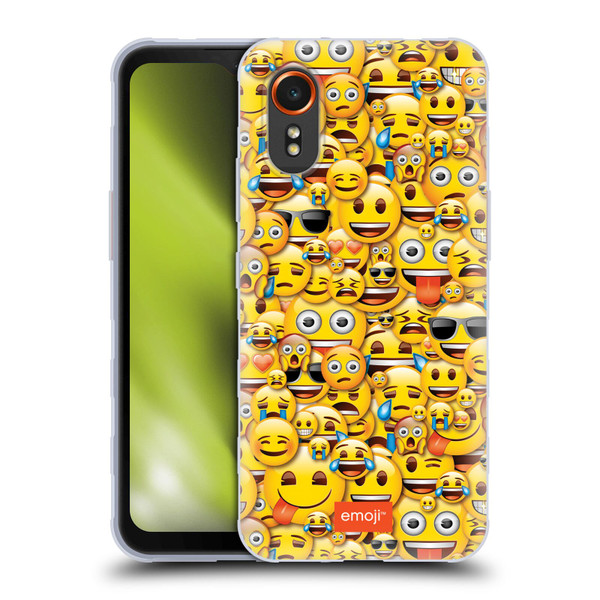 emoji® Full Patterns Smileys Soft Gel Case for Samsung Galaxy Xcover7 5G