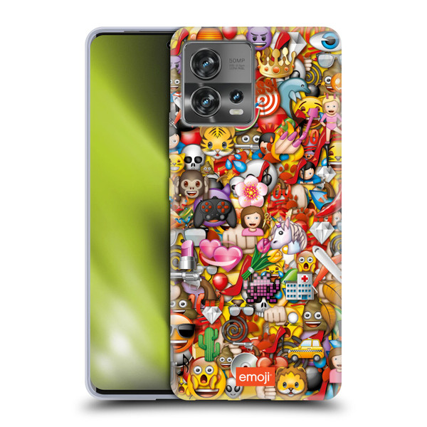 emoji® Trendy Full Pattern Soft Gel Case for Motorola Moto Edge 30 Fusion