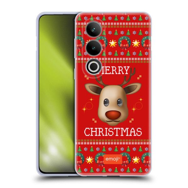 emoji® Ugly Christmas Reindeer Soft Gel Case for OPPO OnePlus Ace 3V 5G