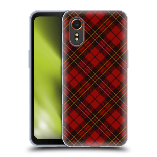 PLdesign Christmas Red Tartan Soft Gel Case for Samsung Galaxy Xcover7 5G