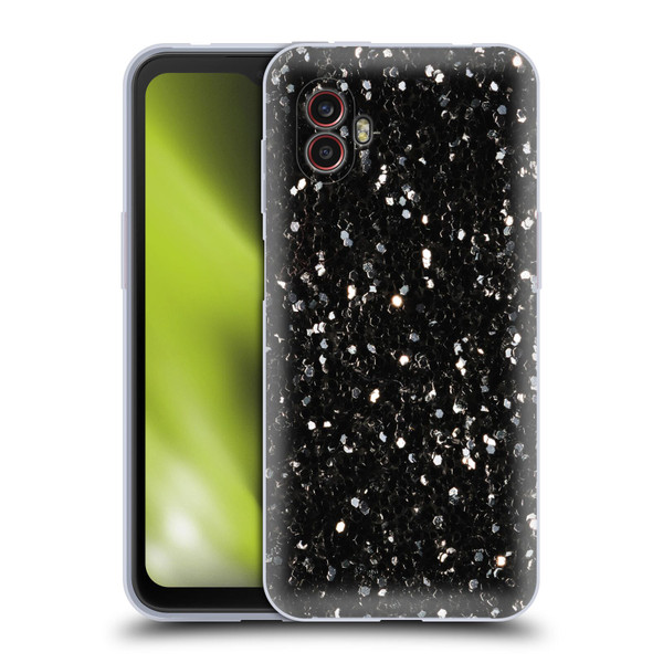 PLdesign Glitter Sparkles Black And White Soft Gel Case for Samsung Galaxy Xcover6 Pro/Pro2