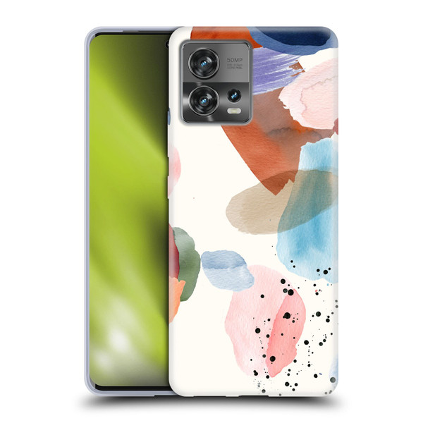 Ninola Pattern Abstract Pastel Soft Gel Case for Motorola Moto Edge 30 Fusion