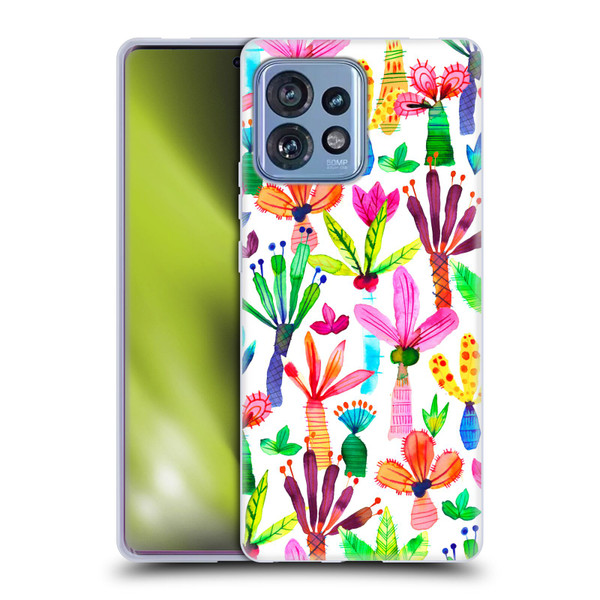 Ninola Summer Patterns Palms Garden Soft Gel Case for Motorola Moto Edge 40 Pro