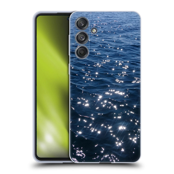 PLdesign Water Sparkly Sea Waves Soft Gel Case for Samsung Galaxy M55 5G