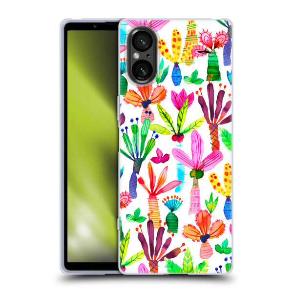 Ninola Summer Patterns Palms Garden Soft Gel Case for Sony Xperia 5 V 5G