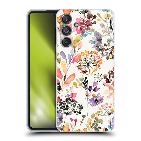 Ninola Wild Grasses Multicolor Soft Gel Case for Samsung Galaxy M55 5G