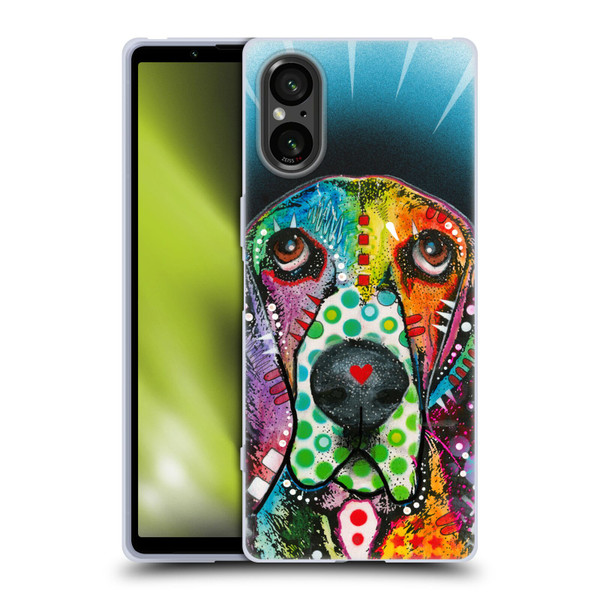 Dean Russo Dogs Hound Soft Gel Case for Sony Xperia 5 V 5G