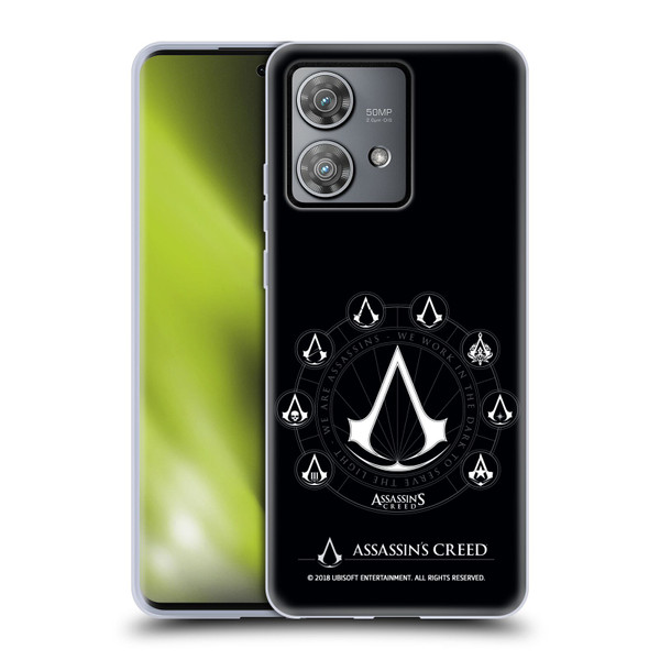 Assassin's Creed Legacy Logo Crests Soft Gel Case for Motorola Edge 40 Neo 5G