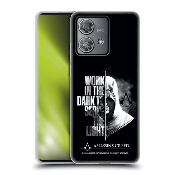 Assassin's Creed Legacy Typography Half Soft Gel Case for Motorola Edge 40 Neo 5G