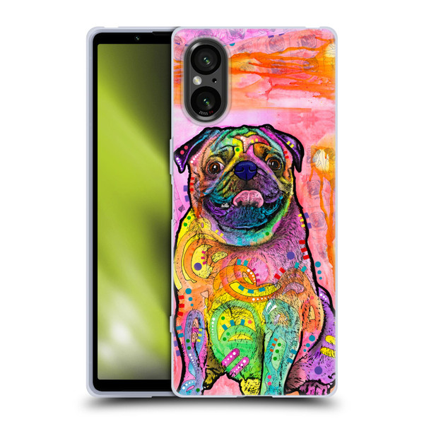 Dean Russo Dogs 3 Pug Soft Gel Case for Sony Xperia 5 V 5G