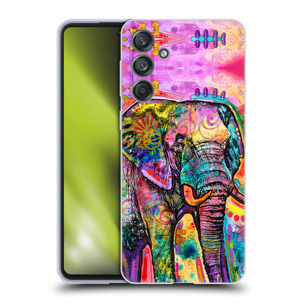 Dean Russo Wildlife 2 Elephant Soft Gel Case for Samsung Galaxy M55 5G