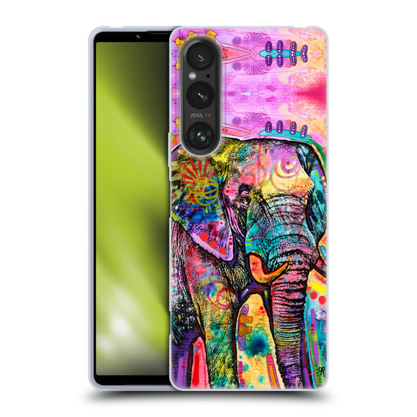 Dean Russo Wildlife 2 Elephant Soft Gel Case for Sony Xperia 1 V 5G