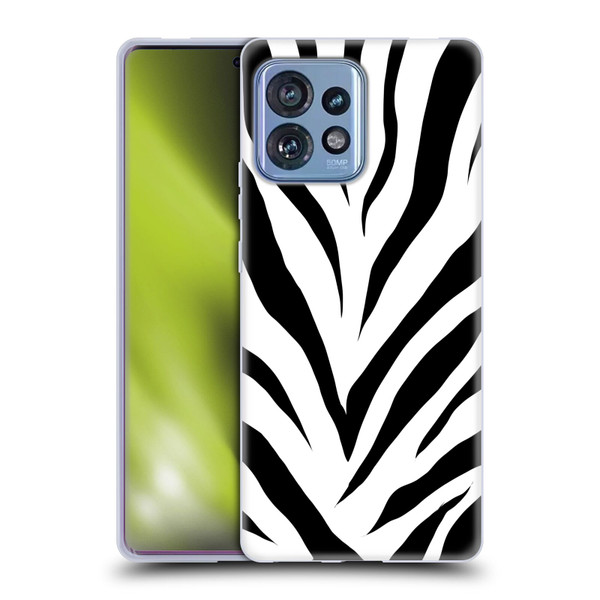 Grace Illustration Animal Prints Zebra Soft Gel Case for Motorola Moto Edge 40 Pro
