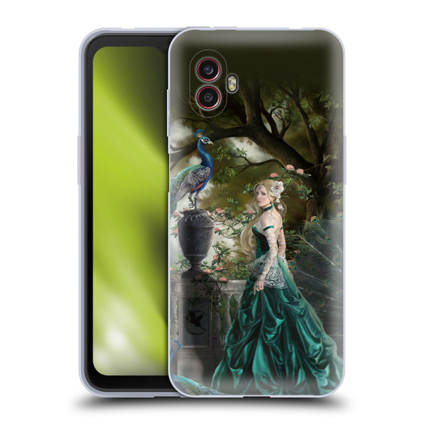 Nene Thomas Art Peacock & Princess In Emerald Soft Gel Case for Samsung Galaxy Xcover6 Pro/Pro2