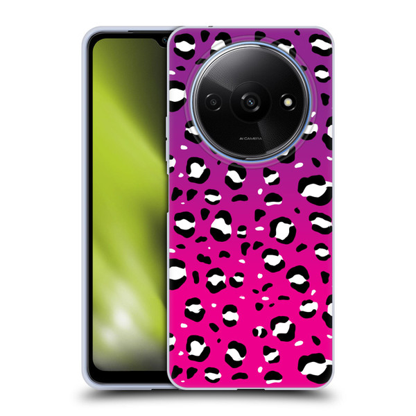 Grace Illustration Animal Prints Pink Leopard Soft Gel Case for Xiaomi Redmi A3