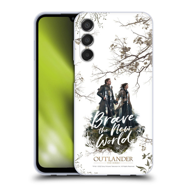 Outlander Composed Graphics Brave The New World Soft Gel Case for Samsung Galaxy M15/F15 5G