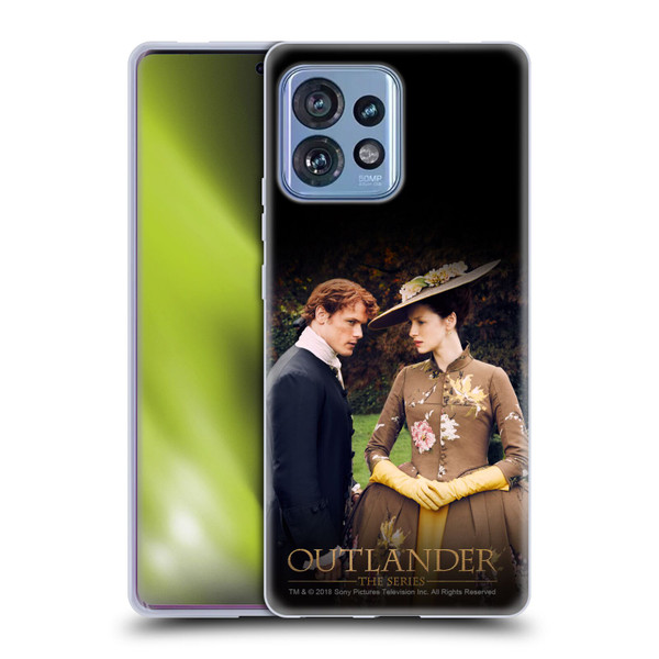 Outlander Characters Jamie And Claire Soft Gel Case for Motorola Moto Edge 40 Pro