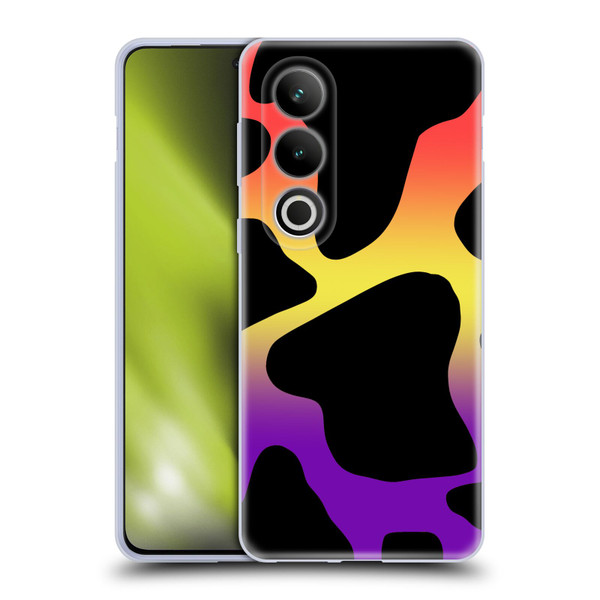 Grace Illustration Cow Prints Sunset Soft Gel Case for OPPO OnePlus Ace 3V 5G