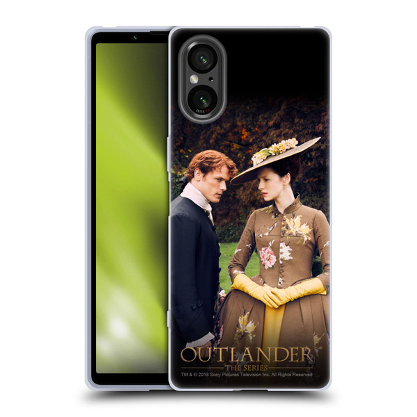 Outlander Characters Jamie And Claire Soft Gel Case for Sony Xperia 5 V 5G